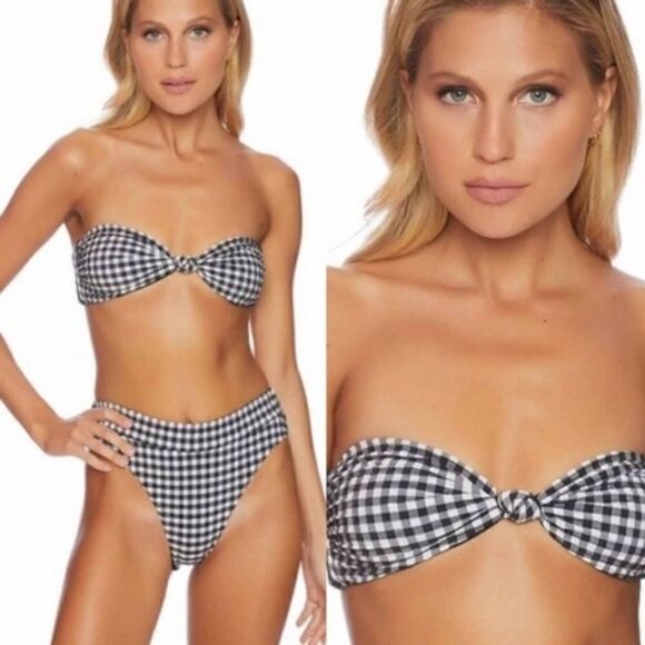 NWT Pacsun VYB Doll Knot Gingham Top XS - Picture 1 of 7